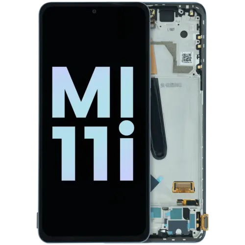 OLED Assembly With Frame for Xiaomi Mi 11i 5G (Service Pack) (Blue)