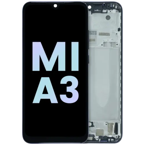 OLED Assembly With Frame for Xiaomi Mi A3 (Service Pack) (Kind of Gray)