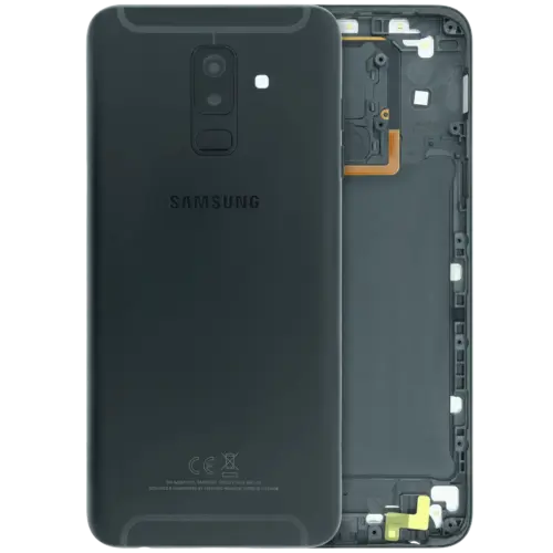 Back Cover For Samsung Galaxy A6 Plus (A605 / 2018) (Service Pack) (Black)