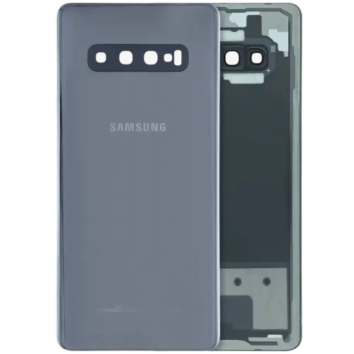 Back Cover Glass For Samsung Galaxy S10 Plus (Service Pack) (Ceramic Black)
