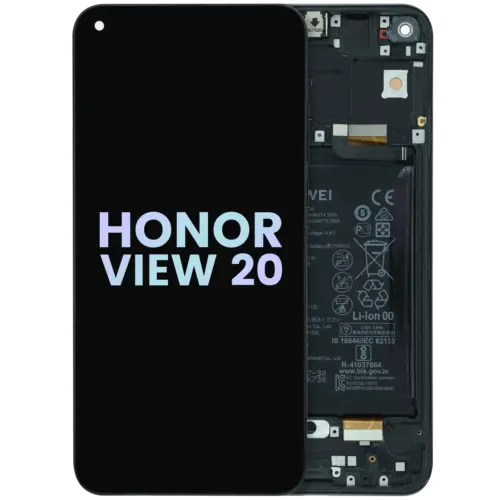 Écran LCD complet avec cadre pour Honor View 20 (2018) (Service Pack) (Midnight Black)