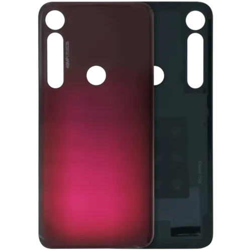 Back cover Glass For Motorola Moto G8 Plus (XT2019) (Genuine OEM) (Red)