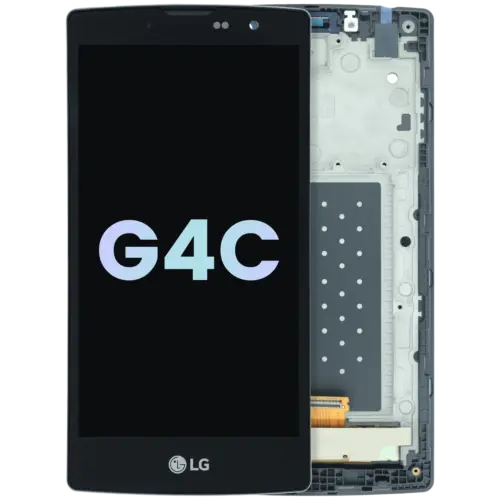 LCD Assembly With Frame Compatible For LG G4c (Genuine OEM) (Black)