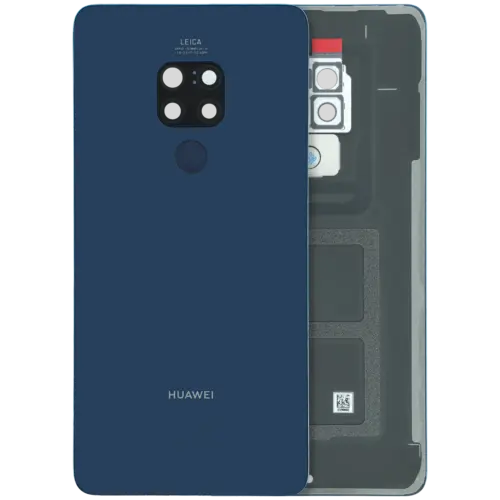 Back Cover Glass Compatible For Huawei Mate 20 (2018) (Genuine) (Blue)