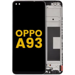 Bloc écran OLED avec cadre compatible pour Oppo A93 (2020) (reconditionné) (toutes couleurs)