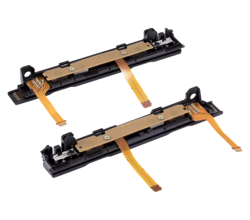 Rail en plastique (droite + gauche) avec câble flexible pour Nintendo Switch (gris) – Image 4
