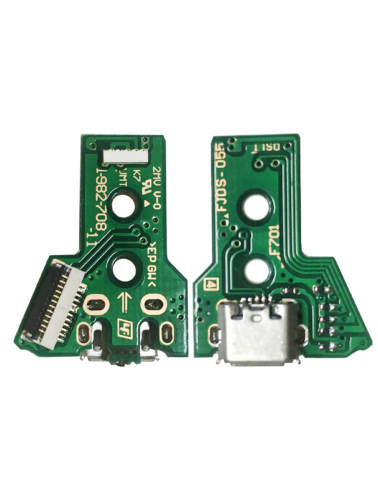 Micro USB connecteur de charge Board avec 12-Pin nappe pour PlayStation 4 Controllers (Version 1: JDS-050 / JDS-055) – Image 7