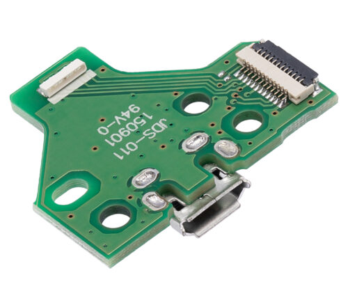 Carte de port de chargement micro USB avec câble flexible à 12 broches pour manettes PlayStation 4 (Version 2 : JDS-011) – Image 5