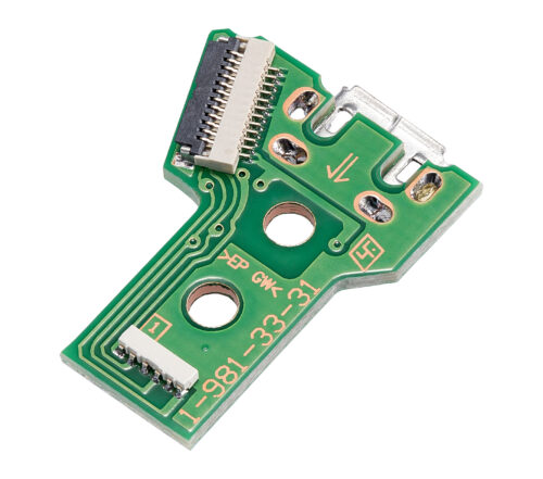 Micro USB Charging Port Board With 12-Pin Flex Cable for PlayStation 4 Controllers (Version 4: JDS-040) – Image 4