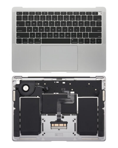 Top case avec batterie et clavier (ANSI US) pour MacBook Air 13" A1932 (2018-2019) (Used OEM Pull: Grade B) (gris sidéral) – Image 2