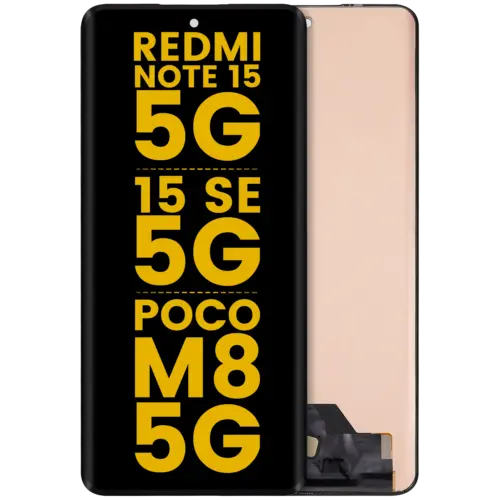 OLED Assembly Without Frame For Xiaomi Redmi Note 15 5G / Redmi Note 15 SE 5G / POCO M8 5G (Refurbished) (All Colors)