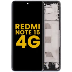 OLED Assembly With Frame For Xiaomi Redmi Note 15 4G (Refurbished) (Glacier Blue)