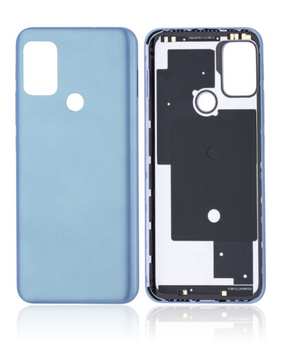 Coque arrière en verre pour Motorola Moto G20 (XT2128 / 2021) (Bleu Brise) – Image 2