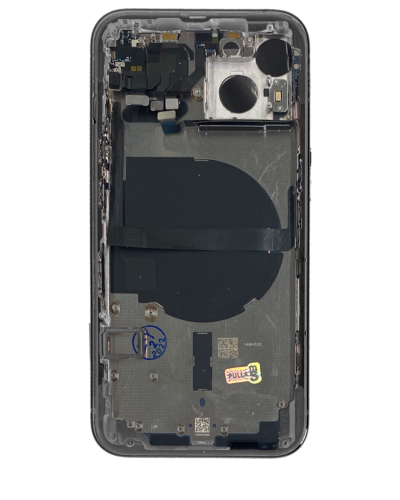 Back Housing W/ Small Parts For iPhone 13 (US Version) (Used OEM Pull: Grade A) (Midnight) – Image 4