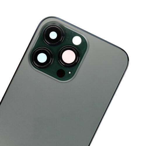 Coque arrière avec petites pièces pour iPhone 13 Pro (version UE/globale) (pièce d'origine d'occasion: grade B) (vert alpin) – Image 6