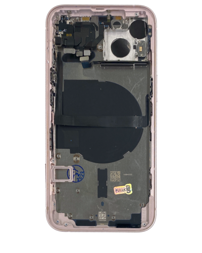 Back Housing W/ Small Parts For iPhone 13 (EU / Global Version) (Used OEM Pull: Grade A) (Pink) – Image 4