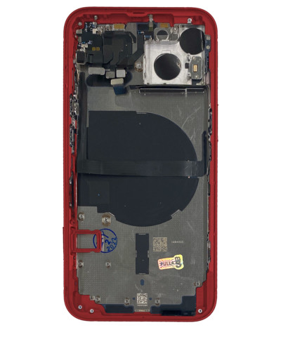 Back châssis W/ Small Parts pour iPhone 13 (EU / Global Version) (Used OEM Pull: Grade C) (rouge) – Image 4