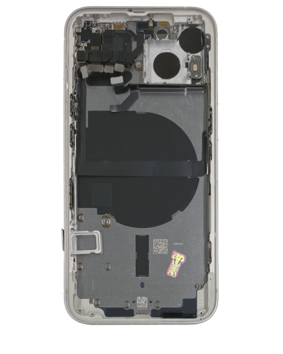 Back Housing W/ Small Parts For iPhone 13 (EU / Global Version) (Used OEM Pull: Grade A) (Starlight) – Image 4