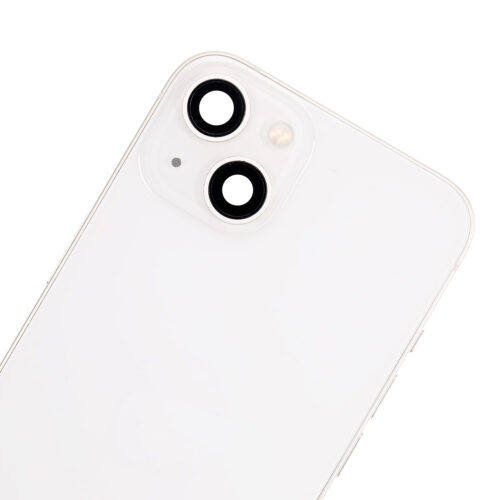 Back Housing W/ Small Parts For iPhone 13 (EU / Global Version) (Used OEM Pull: Grade A) (Starlight) – Image 5
