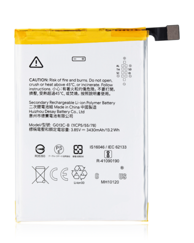 Replacement Battery For Google Pixel 3 XL (G013C-B)