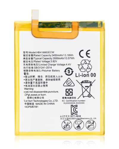 Batterie de remplacement pour Nexus 6P (HB416683ECW)