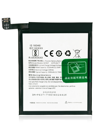 Batterie de remplacement pour OnePlus 5 / 5T (A5010 / A5000) (BLP637)