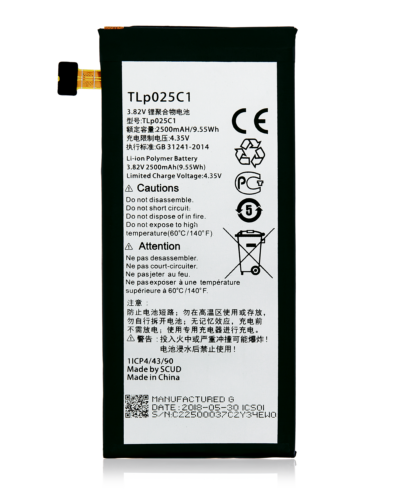 Batterie de remplacement pour Alcatel Pop 4 / Pop 4 Plus (5056E 5056D 5056A) (TLP025C2 TLP025C1)