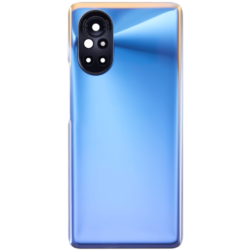 Back cover Glass With Camera Lens For Huawei Nova 8 (Blue) – Image 3