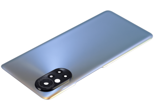 Back cover Glass With Camera Lens For Huawei Nova 8 (Blue) – Image 5