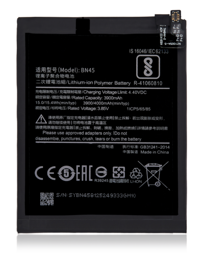 De remplacement batterie pour Xiaomi Redmi Note 5 / Note 6 Pro / Note 14S (BN45)