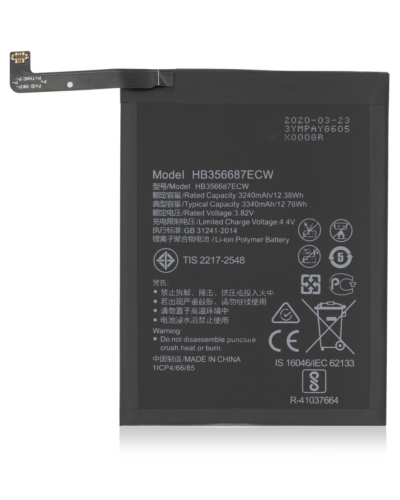 Batterie de remplacement pour Huawei Nova 2 Plus / P30 Lite / Mate 10 Lite (HB356687ECW)