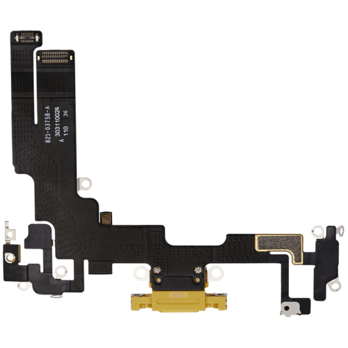 Charging Port Flex Cable For iPhone 14 (Premium) (Yellow) – Image 3