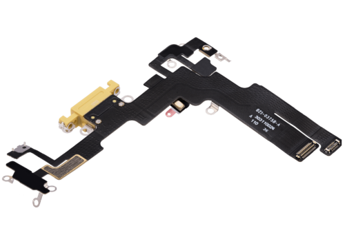 Charging Port Flex Cable For iPhone 14 (Premium) (Yellow) – Image 5