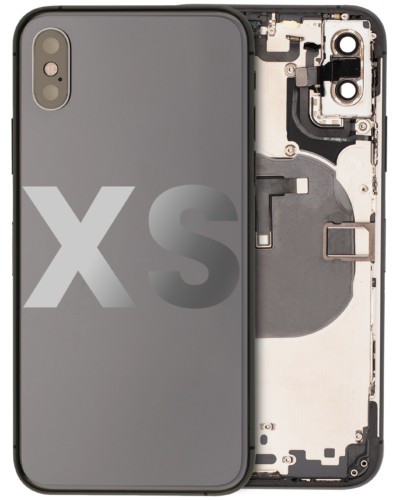 Back Housing W/ Small Components Pre-Installed For iPhone XS (Used OEM Pull: Grade A) (Space Gray) – Image 8