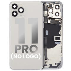 Back châssis W/ Small Components pré-installé pour iPhone 11 Pro (No Logo) (compatible qualité supérieure) (argent)