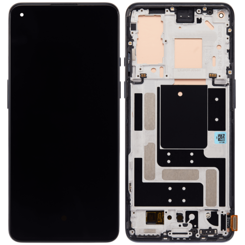 Écran OLED avec cadre pour OnePlus 9 (version américaine) (compatible qualité supérieure) (noir astral) – Image 2