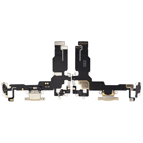 Charging Port Flex Cable For iPhone 15 (Premium) (Yellow) – Image 2