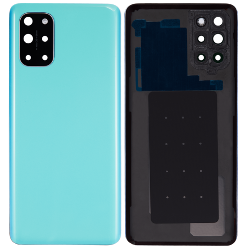 Coque arrière en verre avec objectif pour appareil photo pour OnePlus 8T (version Plus de rechange) (Vert aigue-marine) – Image 2