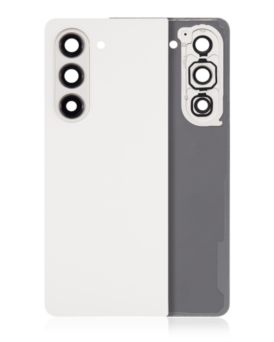 Back Cover Glass With Camera Lens For Samsung Galaxy Z Fold 5 5G (F946) (Cream)