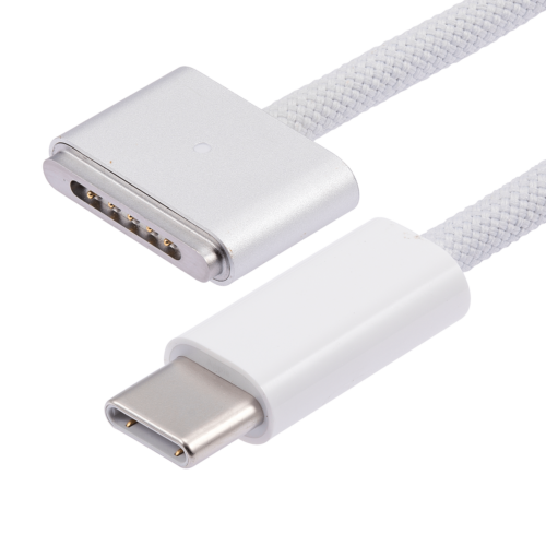 Apple 140W USB-C to MagSafe 3 Charging câble pour MacBook Pro / MacBook Air (2m, 6.6ft) (OEM Grade A, Bulk Packaging) (argent) – Image 3