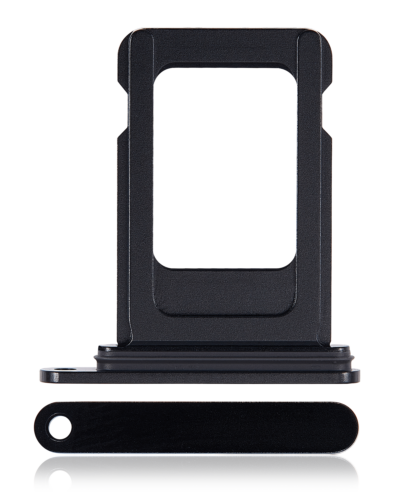 Tiroir pour carte SIM unique pour iPhone 15 / 15 Plus (noir) – Image 6