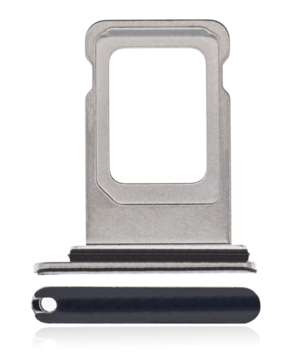 Tiroir pour carte SIM unique pour iPhone XS Max (Argent)
