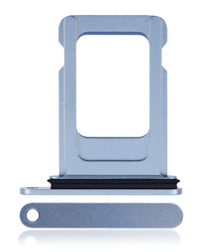 Tiroir pour carte SIM unique pour iPhone 14 / 14 Plus (Bleu)