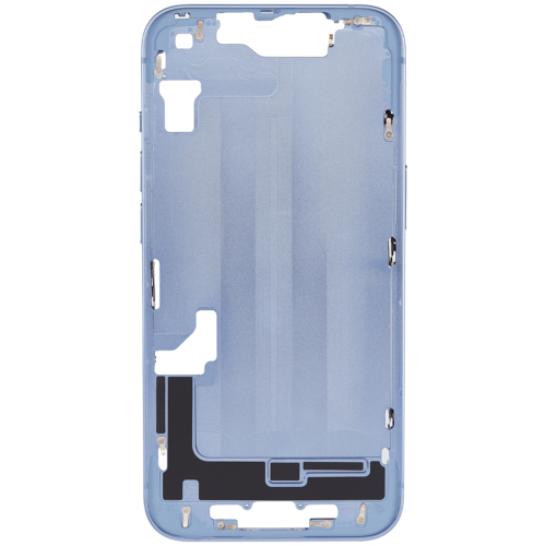 Mid-Frame Housing W/ Small Parts For iPhone 14 (US Version) (Aftermarket Plus) (Blue) – Image 3