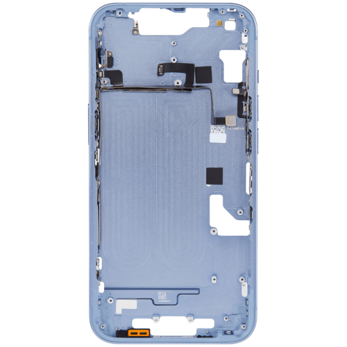 Mid-Frame Housing W/ Small Parts For iPhone 14 (US Version) (Aftermarket Plus) (Blue) – Image 4
