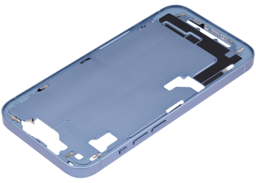 Mid-Frame Housing W/ Small Parts For iPhone 14 (US Version) (Aftermarket Plus) (Blue) – Image 5