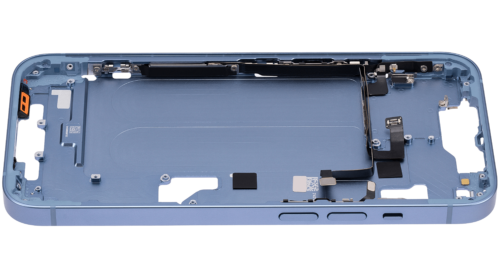 Mid-Frame Housing W/ Small Parts For iPhone 14 (US Version) (Aftermarket Plus) (Blue) – Image 10