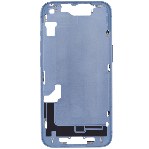 Mid-Frame Housing W/ Small Parts For iPhone 14 (EU / Global Version) (Aftermarket Plus) (Blue) – Image 4