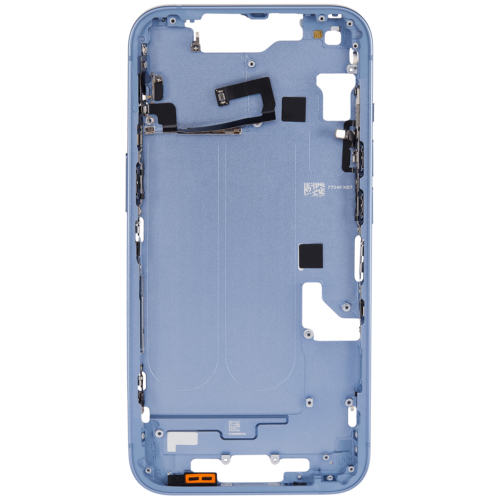 Mid-Frame Housing W/ Small Parts For iPhone 14 (EU / Global Version) (Aftermarket Plus) (Blue) – Image 5