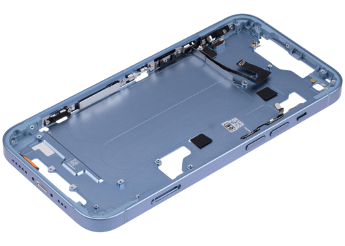 Mid-Frame Housing W/ Small Parts For iPhone 14 (EU / Global Version) (Aftermarket Plus) (Blue) – Image 7